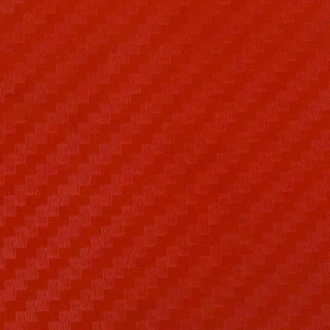 Folia rolka carbon 3D czerwona 1,27x28m