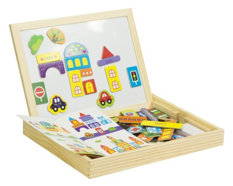 Tablica edukacyjna magnetyczna wielofunkcyjna duża wzór B