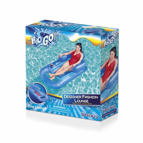 Materac dmuchany fotel niebieski BESTWAY 43028