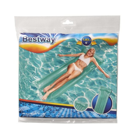 Materac dmuchany do pływania plażowy do basenu turkusowy BESTWAY 44013