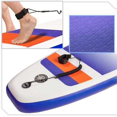 SUP Deska pompowana z akcesoriami granatowa 320cm 130kg