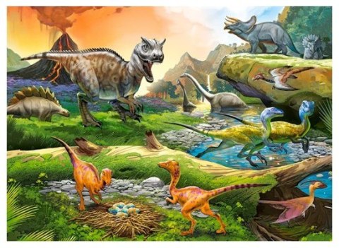 CASTORLAND Puzzle 100el. World of Dinosaurs
