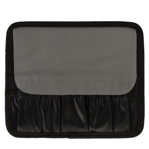 Kosmetyczka organizer na kosmetyki biżuterię kuferek z lusterkiem czarny