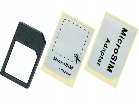 Adapter Micro SIM microsim iPAD iPhone 4 3FF do 2g