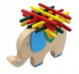 Gra zręcznościowa balansujący słonik zabawka typu montessori