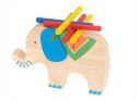 Gra zręcznościowa balansujący słonik zabawka typu montessori