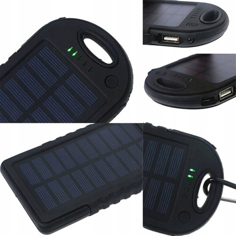 Powerbank 5000mAh ładowarka solarna