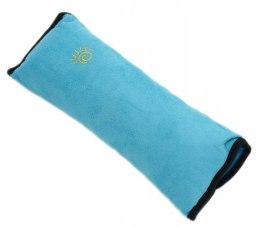 Poduszka dla dziecka opaska na pas samochodowy niebieska