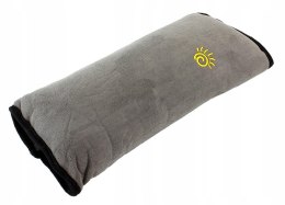 Poduszka dla dziecka opaska na pas samochodowy ochraniacz szara