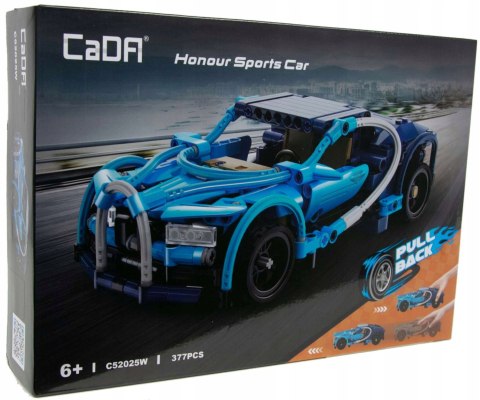 Samochód sportowy Klocki Cada C52025W Honour Sports Car Pull-back 377 szt.