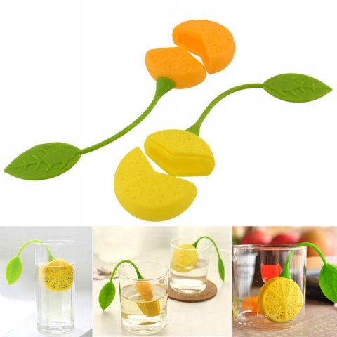 Zaparzacz silikonowy CYTRYNA do parzenia herbaty