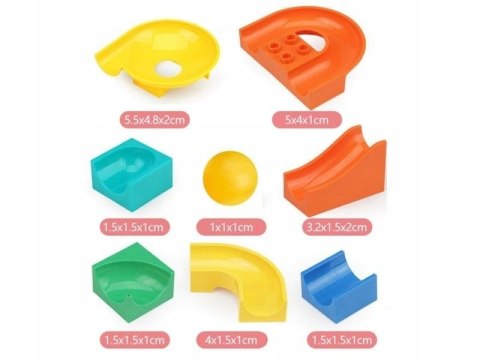 Tor Kulkowy z Klocków 256 elementów Klocki