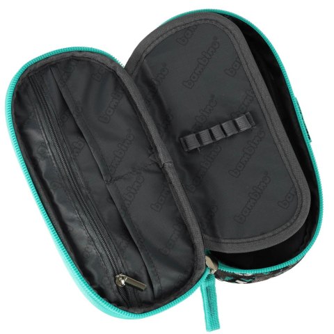 Piórnik saszetka usztywniony z klapką piłka nożna