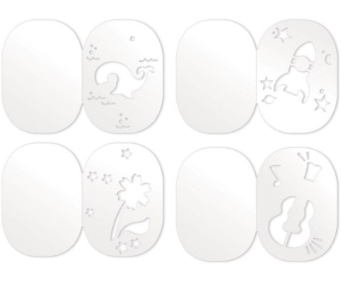 Farby do malowania palcami w walizce Creative