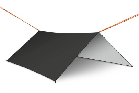 Daszek plandeka namiot na hamak osłona przeciwdeszczowa 300cm czarny