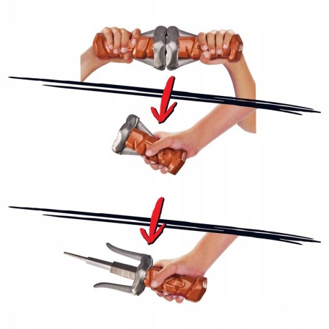 Turtles Wojownicze Żółwie Ninja zestaw do odgrywania ról sztylety + maska