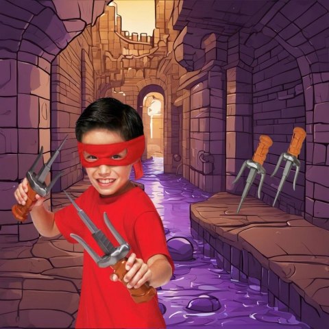 Turtles Wojownicze Żółwie Ninja zestaw do odgrywania ról sztylety + maska