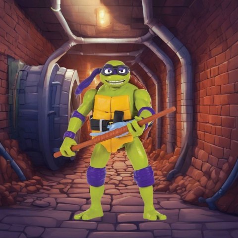 WOJOWNICZE ŻÓŁWIE NINJA FIGURKA DONATELLO DŹWIĘK