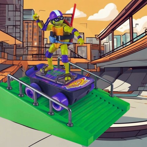 WOJOWNICZE ŻÓŁWIE NINJA Skatepark Donatello, figurka