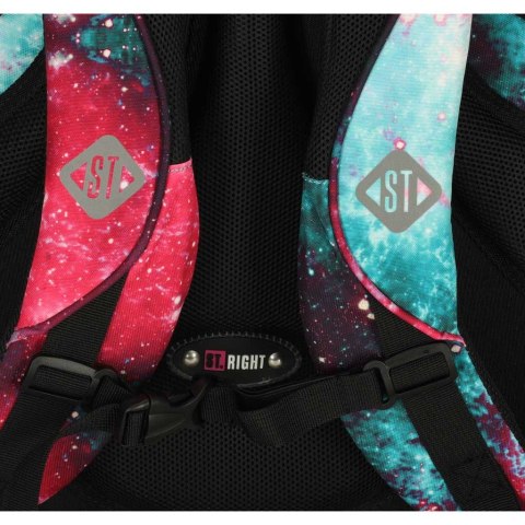 Plecak szkolny 4-komorowy 17 cali kosmos Niebula