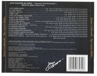 Janusz Laskowski płyta kompaktowa CD - Być Razem Blisko