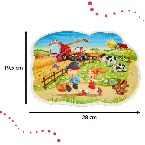 CASTORLAND Puzzle 4w1 układanka Four Seasons - Cztery Pory Roku 4+