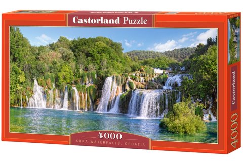 CASTORLAND Puzzle układanka 4000 elementów Krka Waterfalls, Croatia - Wodospady Krka 139x68cm