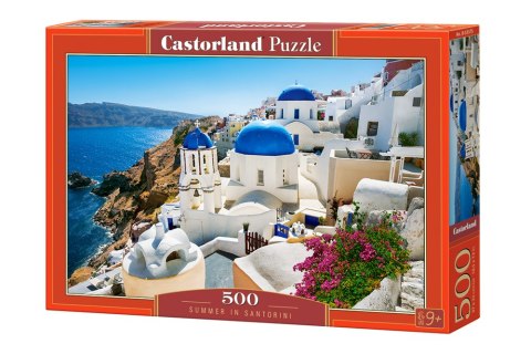 CASTORLAND Puzzle układanka 500 elementów Summer in Santorini - Lato na Santorini 9+
