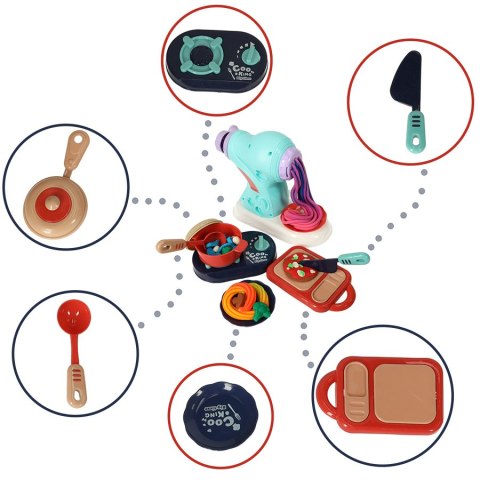 Ciastolina masa plastyczna zestaw kreatywny 44 elementów