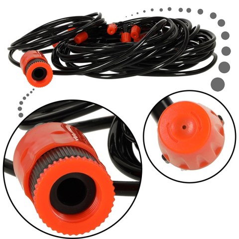 Zraszacz ogrodowy system nawadniania 15m Kurtyna wodna mgiełka