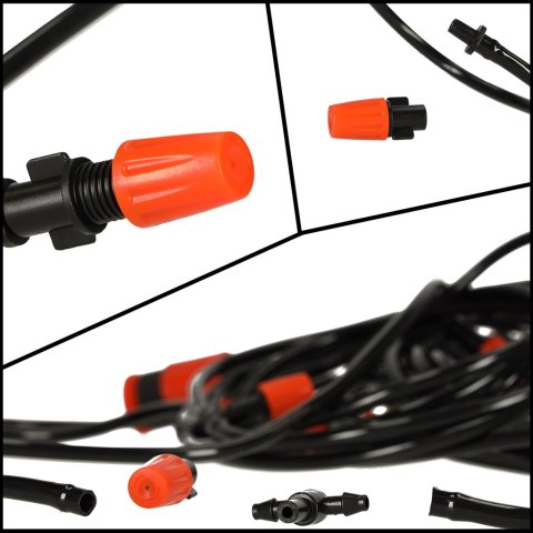 Zraszacz ogrodowy system nawadniania 15m Kurtyna wodna mgiełka