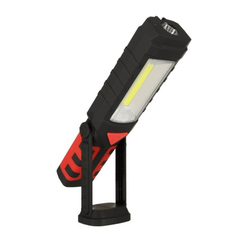 Lampa warsztatowa latarka 3w1 5 trybów USB magnes hak akumulator 1200 mAh
