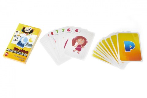 Gra karciana Edu Piotruś przeciwieństwa karty do gry 4+ Muduko