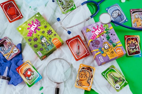 Wirus!2 Ewolucja - dodatek imprezowa gra karciana 8+ MUDUKO