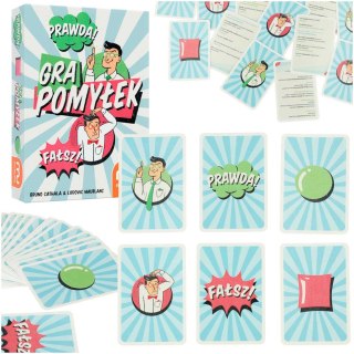 Gra pomyłek prawda fałsz Quiz karciany Muduko