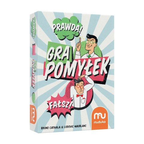Gra pomyłek prawda fałsz Quiz karciany Muduko