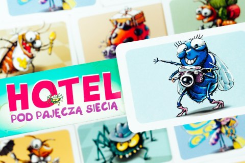 Hotel pod Pajęczą Siecią gra rodzinna 5+ Muduko