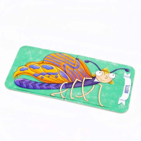 Puzzle dla maluszków Zaprzyjaźnij się z owadami Ekopuzzle 18m+ Muduko