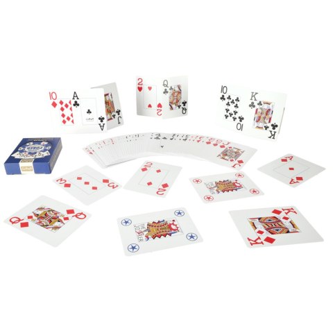 Karty do gry Poker Trefl Muduko 100% plastik 55szt.