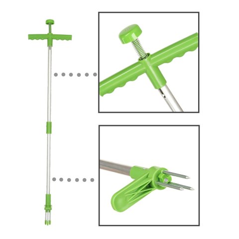 Wycinak wyrywacz chwastów teleskopowy narzędzie do wyrywania korzeni 93cm