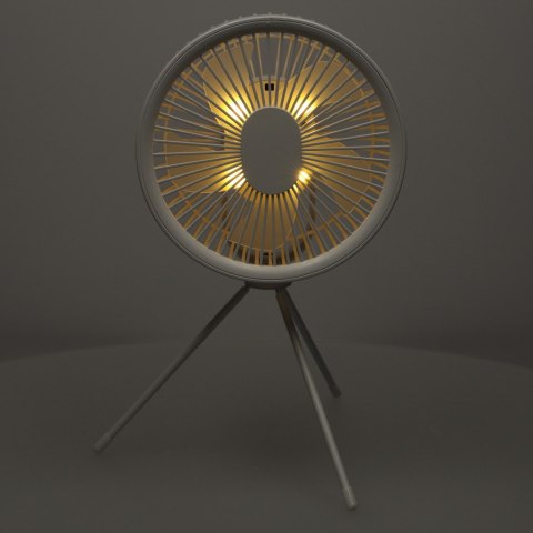 Wentylator mini biurkowy stojący biały