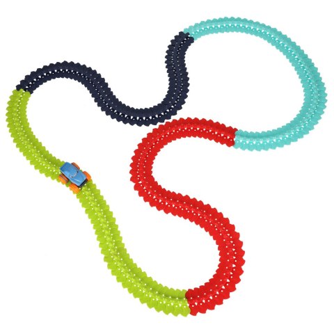 Tor samochodowy wyścigowy samochód 198 elementy 132cm