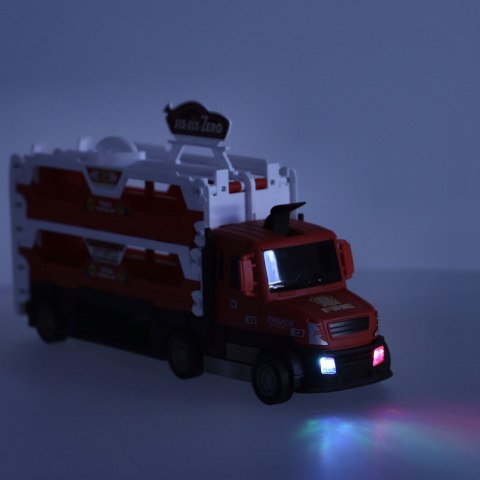 Samochód laweta transporter składany XXL czerwony