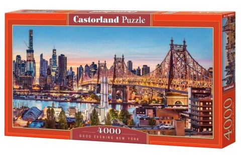 CASTORLAND Puzzle układanka 4000 elementów Good Evening New York - Wieczór w Nowym Jorku 138x68cm