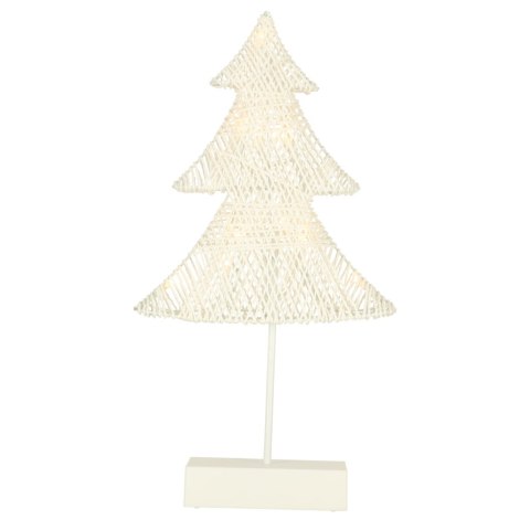 Dekoracja świąteczna stojąca choinka 39cm 10LED ciepły żółty zasilanie bateryjne