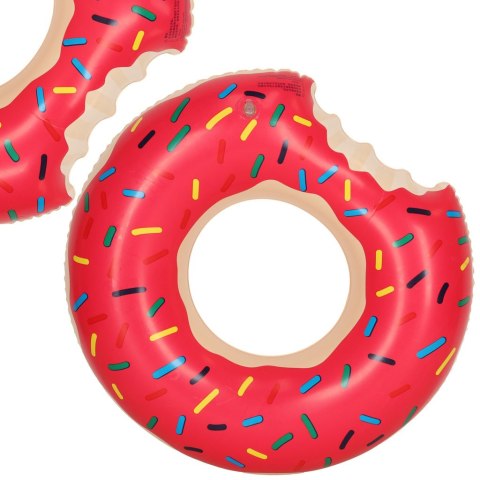 Koło do pływania dmuchane Donut różowe 50cm max 20kg 3-6lat