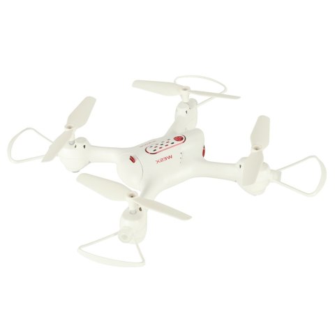 Dron z kamerą na pilota zdalnie sterowany RC Syma X23W 2.4GHz 4CH FPV Wi-Fi biały