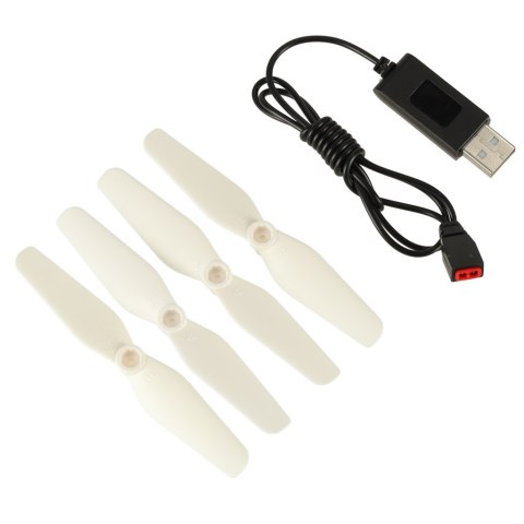 Dron z kamerą na pilota zdalnie sterowany RC Syma X23W 2.4GHz 4CH FPV Wi-Fi biały