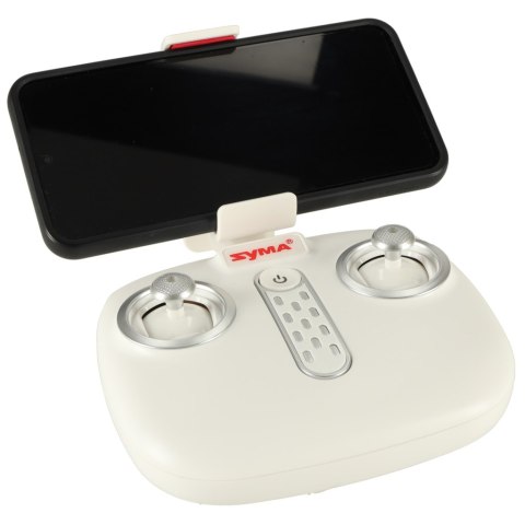 Dron z kamerą na pilota zdalnie sterowany RC Syma X23W 2.4GHz 4CH FPV Wi-Fi biały