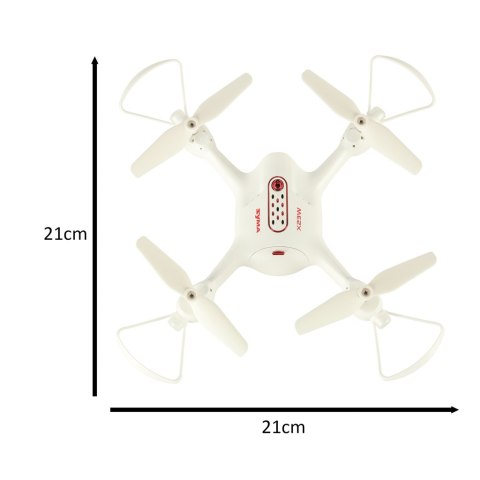 Dron z kamerą na pilota zdalnie sterowany RC Syma X23W 2.4GHz 4CH FPV Wi-Fi biały